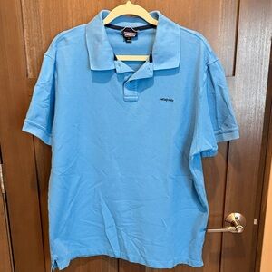 Patagonia Men’s Light Blue Polo Shirt